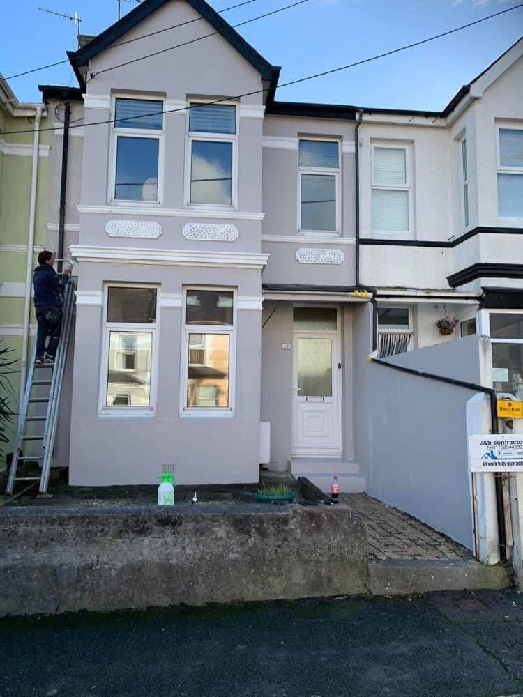 Completed roof replacement project in Bude