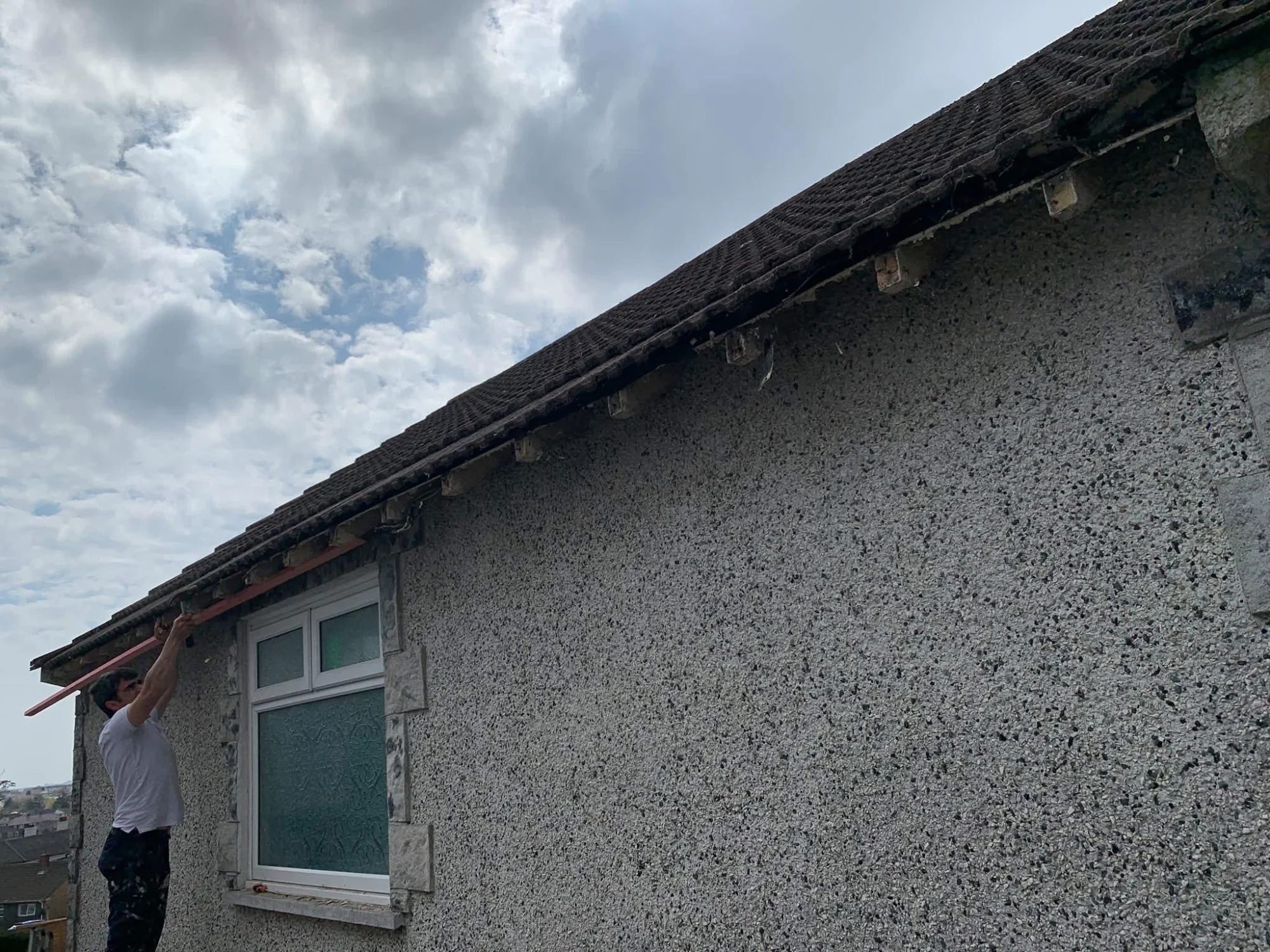 Storm damage roof repairs in Bude