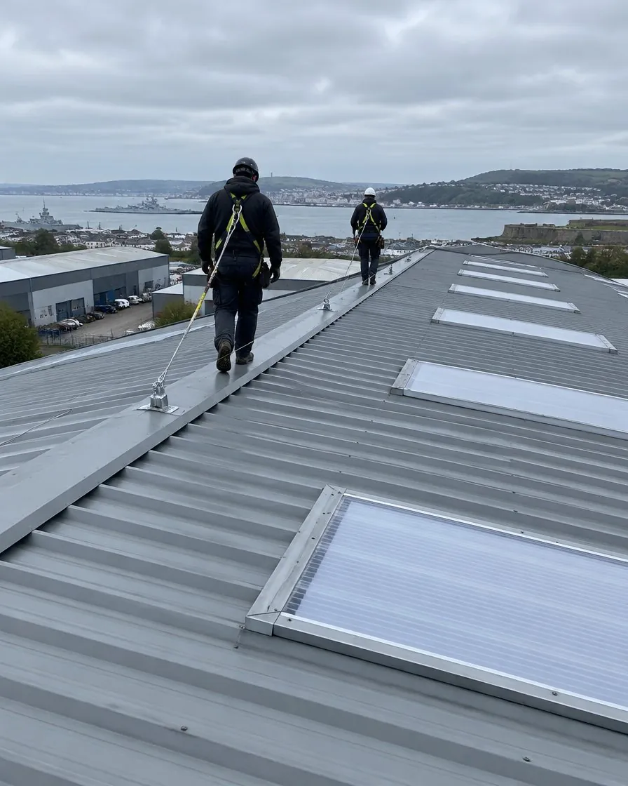 Commercial roofing in Bude