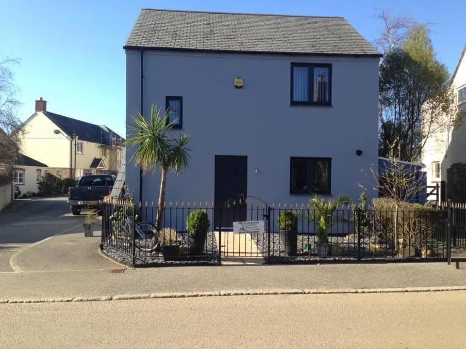 Finished exterior painting and roofline work in Bude