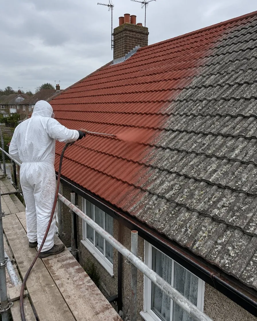 Roof painting and coating in Bude